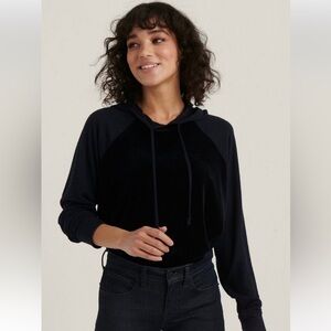 Lucky Brand Sz XS Cloud Jersey Velvet Hoodie